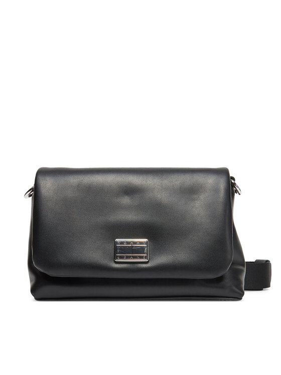 Tommy Jeans Дамска чанта Tjw American Cool Flap Crossover AW0AW17550 Черен за Жени цена