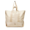 Tommy Jeans Дамска чанта Tjw Tote Edition Canvas AW0AW17542 Бежов цвят на ниска цена