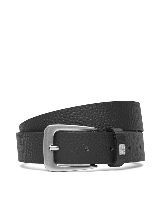 Tommy Jeans Дамски колан Tjw Heritage Leather Belt 3.0 AW0AW17586 Черен за Жени цена