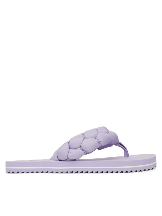 Tommy Jeans Джапанки Braided Thong Beach Sandal EN0EN02877 Виолетов за Жени цена