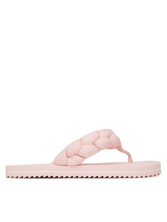 Tommy Jeans Джапанки Braided Thong Beach Sandal EN0EN02877 Розов за Жени цена