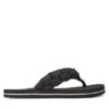 Tommy Jeans Джапанки Braided Thong Beach Sandal EN0EN02877 Черен за Жени цена