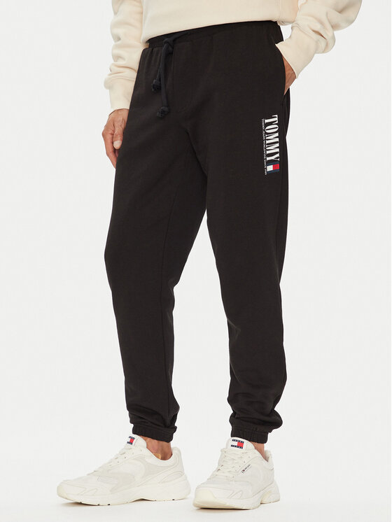 Tommy Jeans Долнище анцуг Dna Graphic DM0DM22145 Черен Slim Fit за Мъже цена