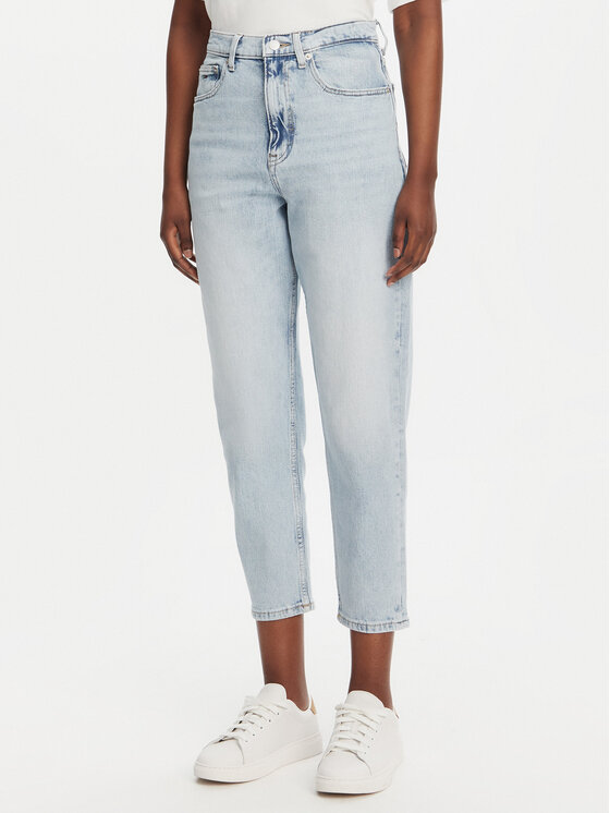 Tommy Jeans Дънки DW0DW20656 Син Mom Fit за Жени цена