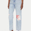Tommy Jeans Дънки Layla DW0DW20017 Син Straight Fit за Жени цена