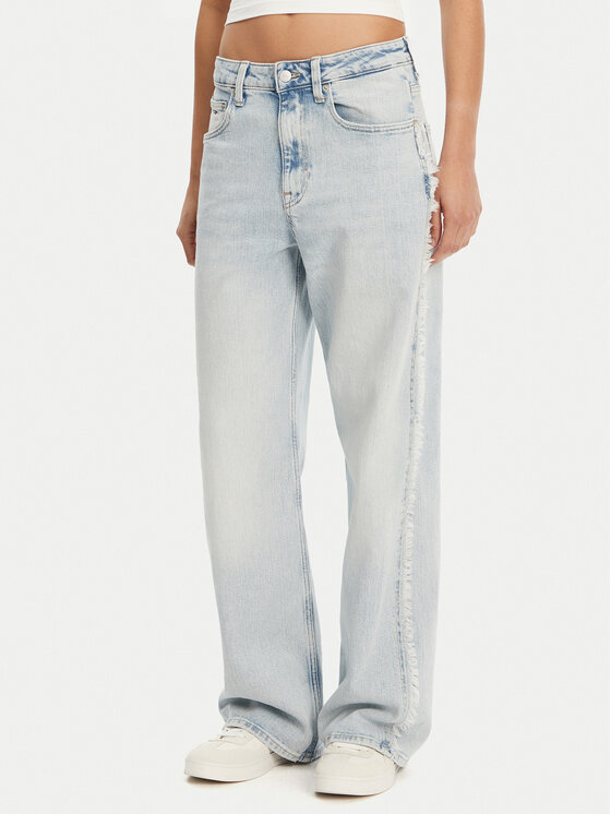 Tommy Jeans Дънки Mia DW0DW20060 Син Relaxed Fit за Жени цена