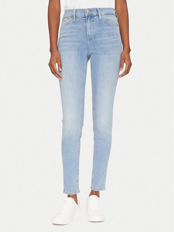 Tommy Jeans Дънки Nora DW0DW20651 Син Skinny Fit за Жени цена