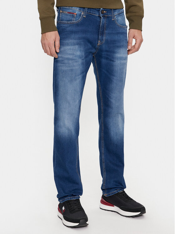 Tommy Jeans Дънки Ryan DM0DM09551 Син Straight Fit за Мъже цена