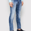 Tommy Jeans Дънки Scanton DM0DM09554 Син Slim Fit за Мъже цена