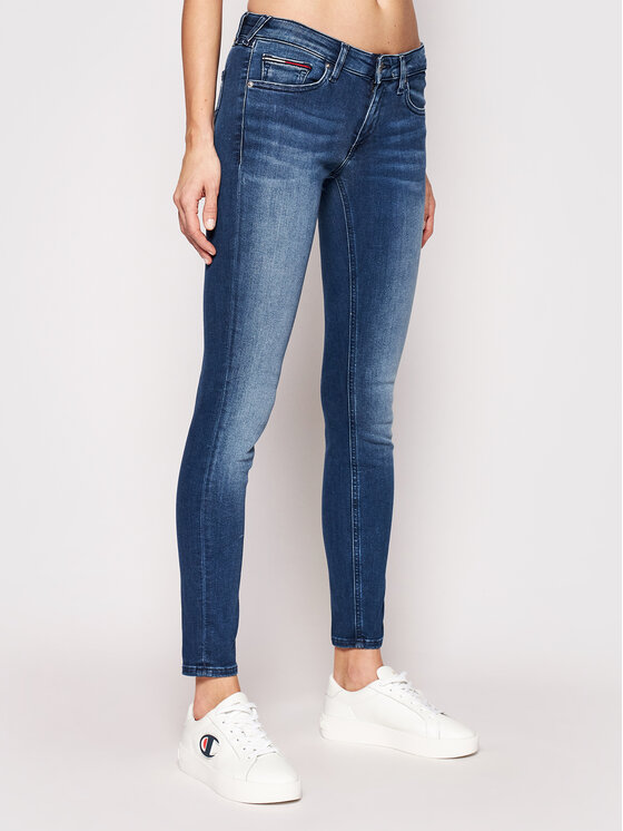 Tommy Jeans Дънки Sophie DW0DW09214 Тъмносин Skinny Fit за Жени цена