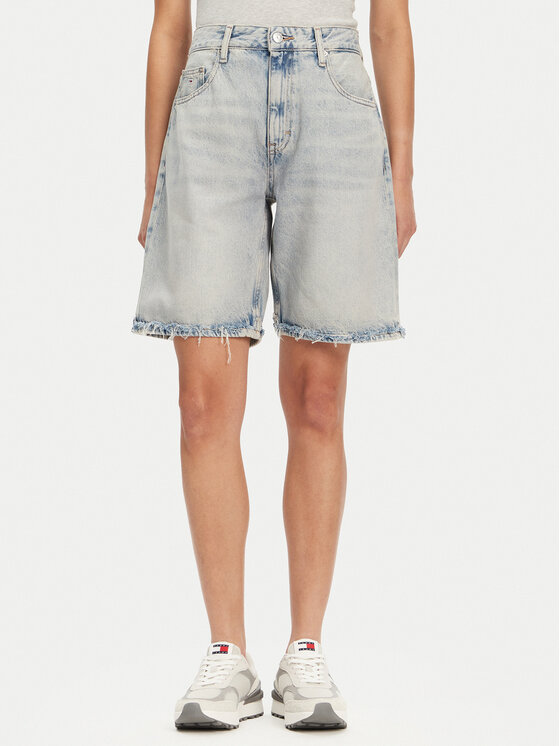 Tommy Jeans Дънкови шорти Mia DW0DW20086 Син Relaxed Fit за Жени цена
