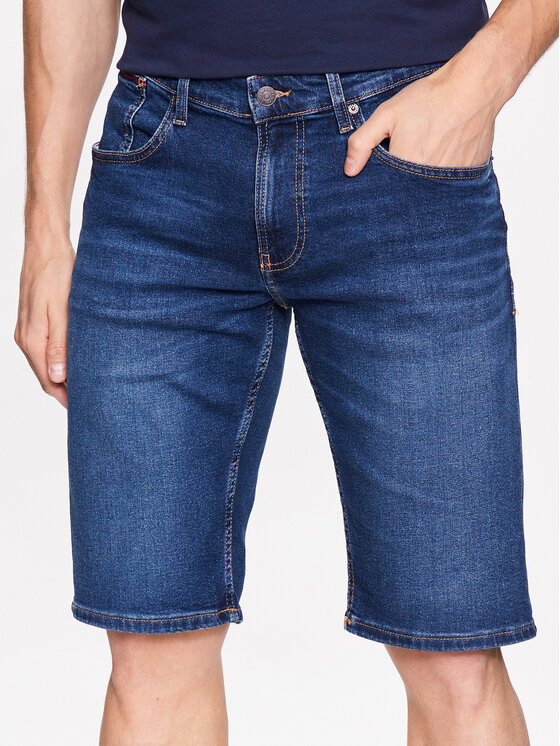 Tommy Jeans Дънкови шорти Ronnie DM0DM16144 Тъмносин Relaxed Fit за Мъже цена