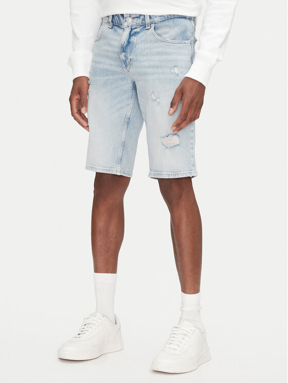 Tommy Jeans Дънкови шорти Ronnie DM0DM21300 Син Regular Fit за Мъже цена