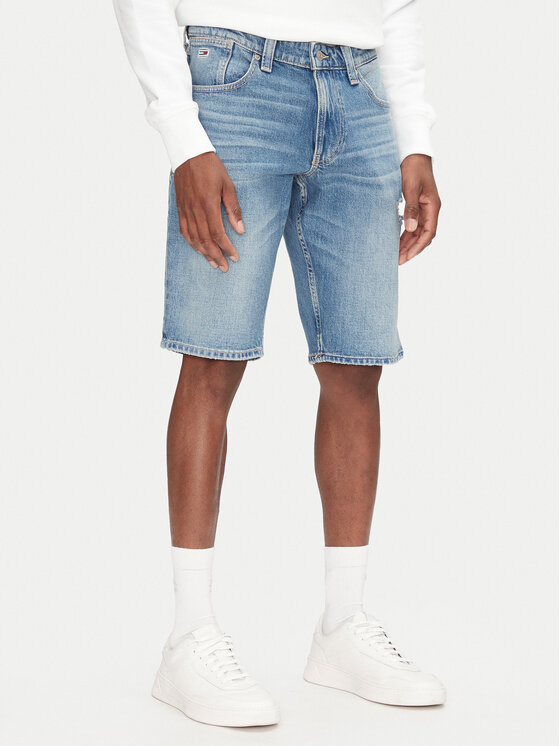 Tommy Jeans Дънкови шорти Ronnie DM0DM21331 Син Regular Fit за Мъже цена