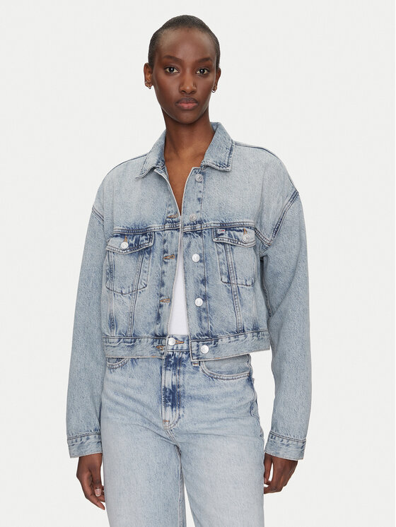 Tommy Jeans Дънково яке DW0DW21289 Син Regular Fit за Жени цена