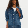 Tommy Jeans Дънково яке Daisy DW0DW19745 Тъмносин Oversize за Жени цена