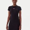 Tommy Jeans Ежедневна рокля Script DW0DW21186 Черен Slim Fit за Жени цена