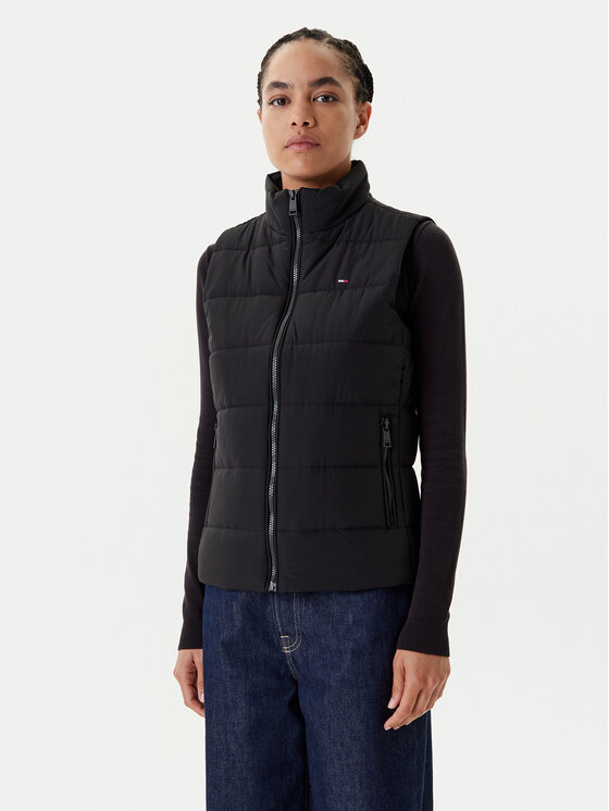 Tommy Jeans Жилетка за костюм DW0DW21409 Черен Regular Fit за Жени цена