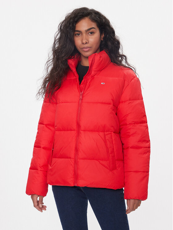 Tommy Jeans Зимно яке DW0DW15963 Червен Regular Fit за Жени цена
