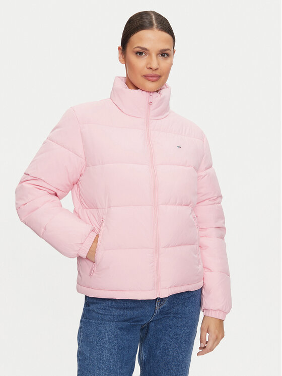 Tommy Jeans Зимно яке Essential DW0DW18827 Розов Regular Fit за Жени цена