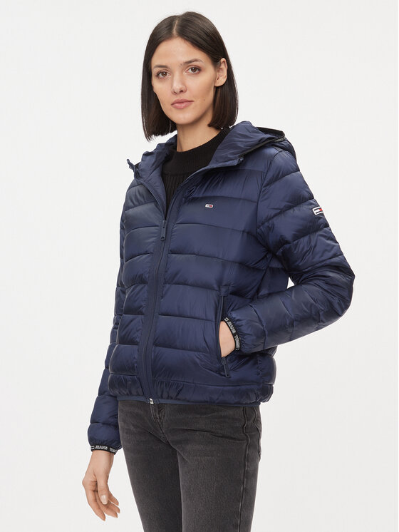 Tommy Jeans Зимно яке Quilted DW0DW09350 Тъмносин Regular Fit за Жени цена