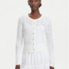 Tommy Jeans Кардиган Pointelle DW0DW20966 Бял Regular Fit за Жени цена