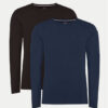 Tommy Jeans Комплект 2 блузи с дълъг ръкав DM0DM20731 Цветен Slim Fit за Мъже цена