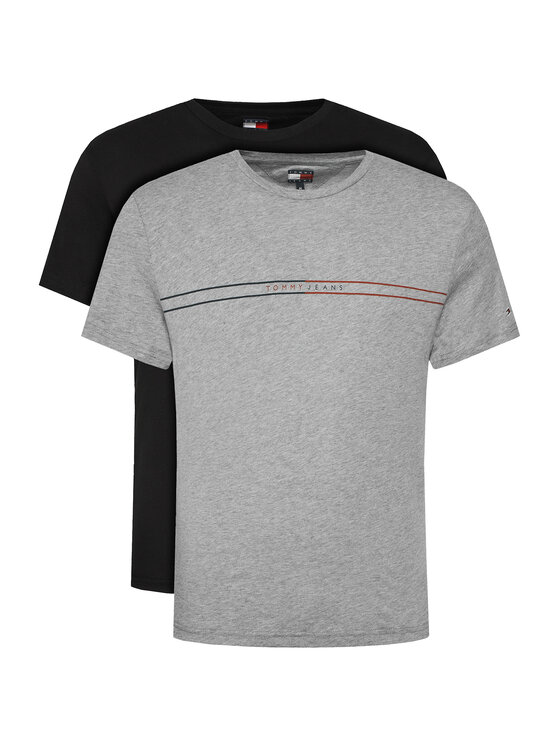 Tommy Jeans Комплект 2 тишъртки Entry Graphic DM0DM21902 Цветен Slim Fit за Мъже цена