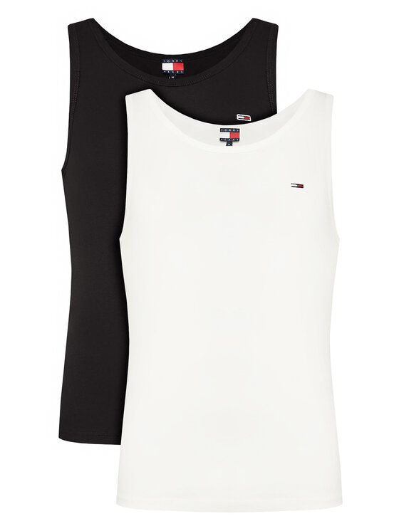 Tommy Jeans Комплект от 2 броя топове DM0DM20769 Цветен Slim Fit за Мъже цена