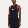 Tommy Jeans Плетена рокля DW0DW20877 Черен Slim Fit за Жени цена