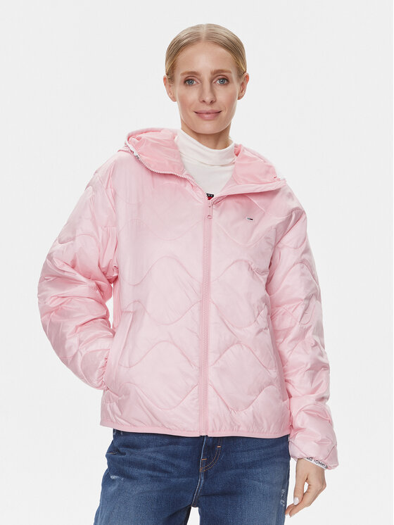 Tommy Jeans Преходно яке DW0DW17242 Розов Regular Fit за Жени цена