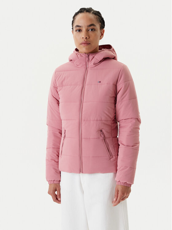 Tommy Jeans Преходно яке DW0DW20959 Розов Slim Fit за Жени цена