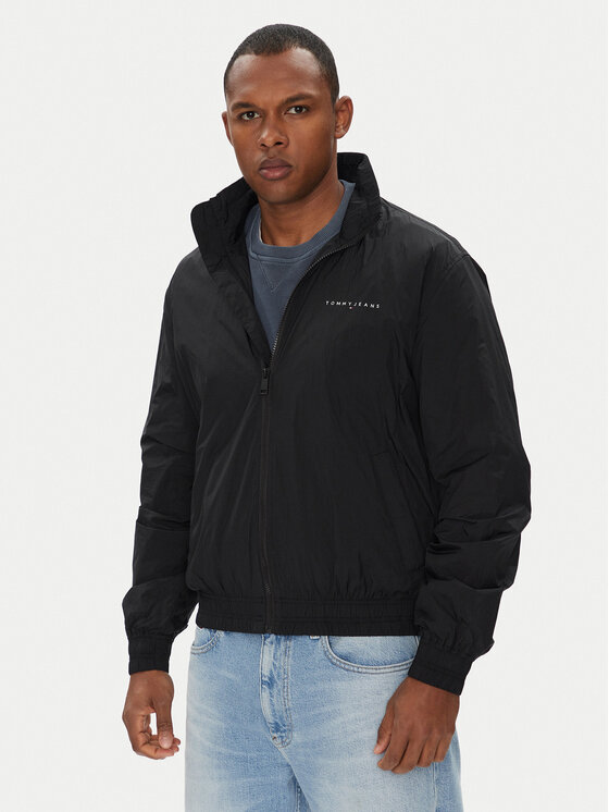 Tommy Jeans Преходно яке Essential DM0DM21667 Черен Regular Fit за Мъже цена