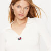 Tommy Jeans Пуловер DW0DW14950 Екрю Slim Fit за Жени цена