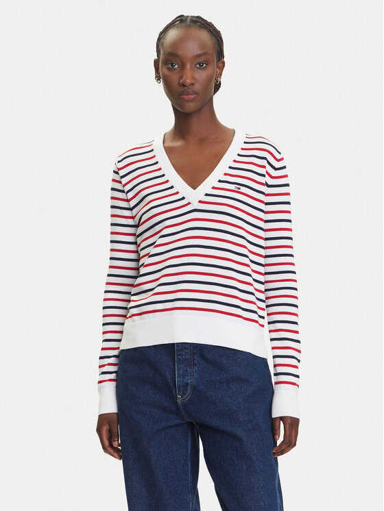 Tommy Jeans Пуловер Essential DW0DW19888 Цветен Regular Fit за Жени цена