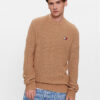 Tommy Jeans Пуловер Tonal Xs Badge DM0DM17776 Бежов Regular Fit за Мъже цена
