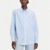Tommy Jeans Риза Micro Gingham DW0DW20987 Син Relaxed Fit за Жени цена