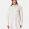 Tommy Jeans Рокля тип риза DW0DW21122 Бял Relaxed Fit за Жени цена