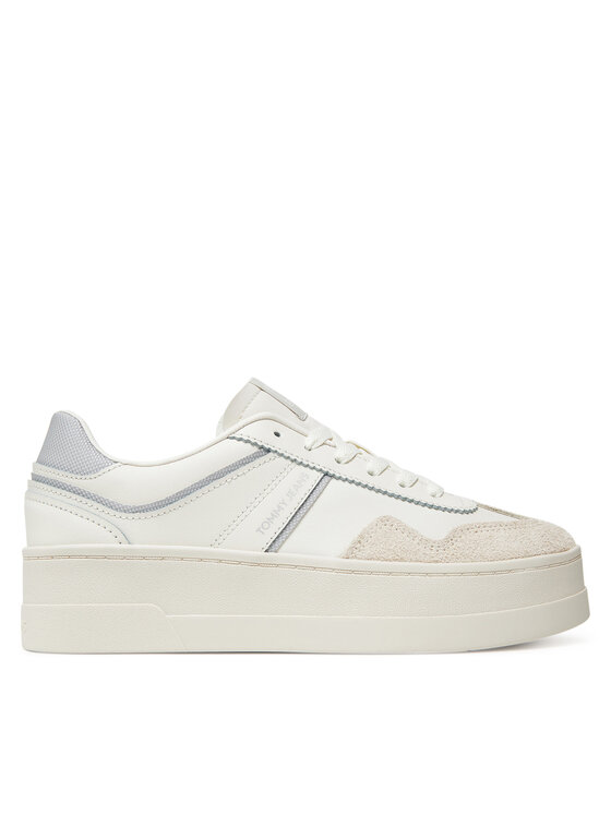Tommy Jeans Сникърси The Greenwich Flatform EN0EN02807 Бял за Жени цена