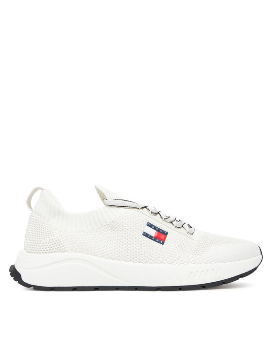 Tommy Jeans Сникърси Tjm Runner Knitted EM0EM01580 Екрю за Мъже цена