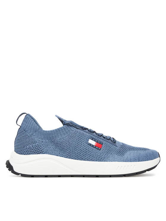 Tommy Jeans Сникърси Tjm Runner Knitted EM0EM01580 Син за Мъже цена