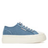 Tommy Jeans Сникърси Tjw Foxing Flatform Lc EN0EN02736 Син за Жени цена