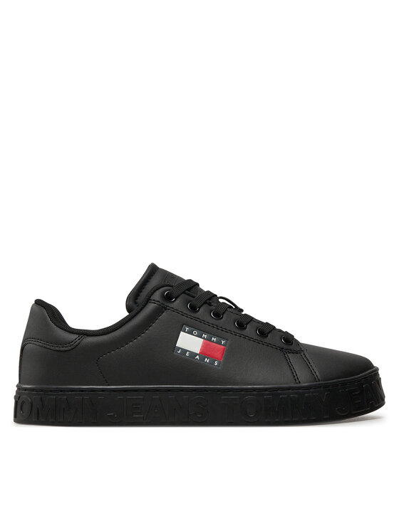 Tommy Jeans Сникърси Tjw Logo Outsole Sneaker Ess EN0EN02703 Черен за Жени цена