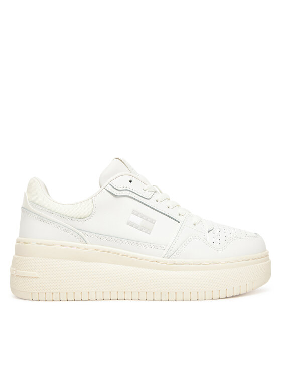 Tommy Jeans Сникърси Tjw Retro Basket Flatform EN0EN02840 Екрю за Жени цена