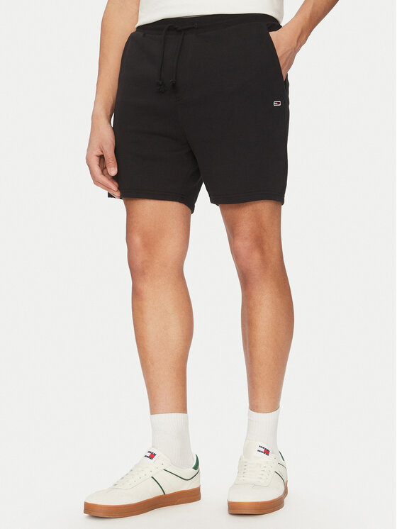 Tommy Jeans Спортни шорти Entry Graphic DM0DM21369 Черен Regular Fit за Мъже цена