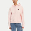 Tommy Jeans Суитшърт Badge DW0DW19414 Розов Boxy Fit за Жени цена