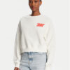 Tommy Jeans Суитшърт DW0DW21345 Бял Relaxed Fit за Жени цена