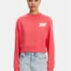 Tommy Jeans Суитшърт DW0DW21345 Розов Relaxed Fit за Жени цена