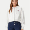 Tommy Jeans Суитшърт DW0DW21355 Бял Boxy Fit за Жени цена