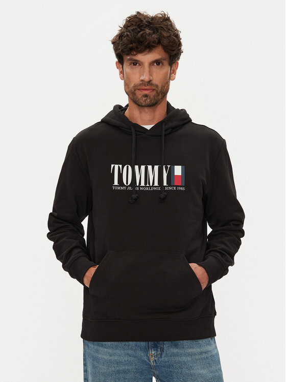 Tommy Jeans Суитшърт Dna Graphic DM0DM22144 Черен Regular Fit за Мъже цена
